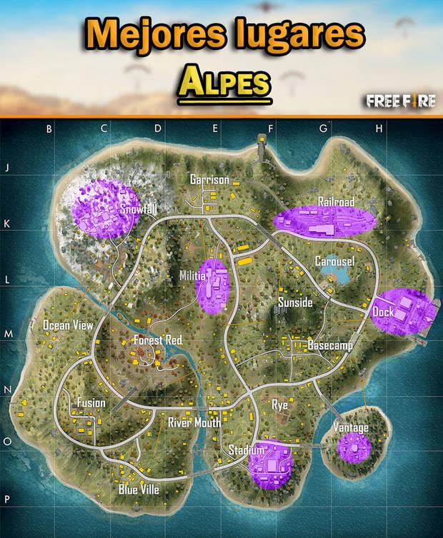 descubre los mejores lugares para aterrizar en free fire guia completa y estrategica