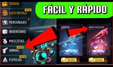 guia definitiva como conseguir armas evolutivas en free fire gratis paso a paso