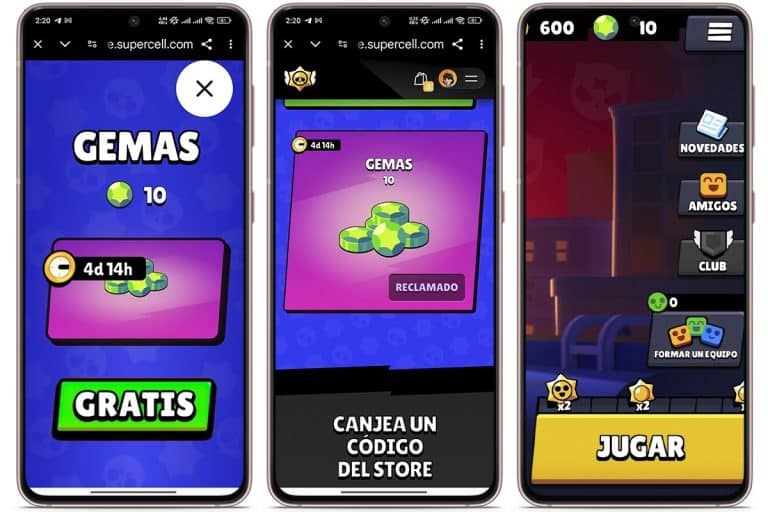 gemas gratis en brawl stars 10 gemas gratis por mes