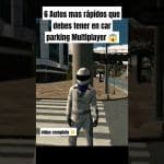 Guía de los coches más fáciles de aparcar en car parking